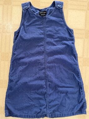 Ralph Lauren Blue Corduroy Jumper Dress 6 6X